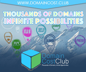 Promo banner for DomainCostClub